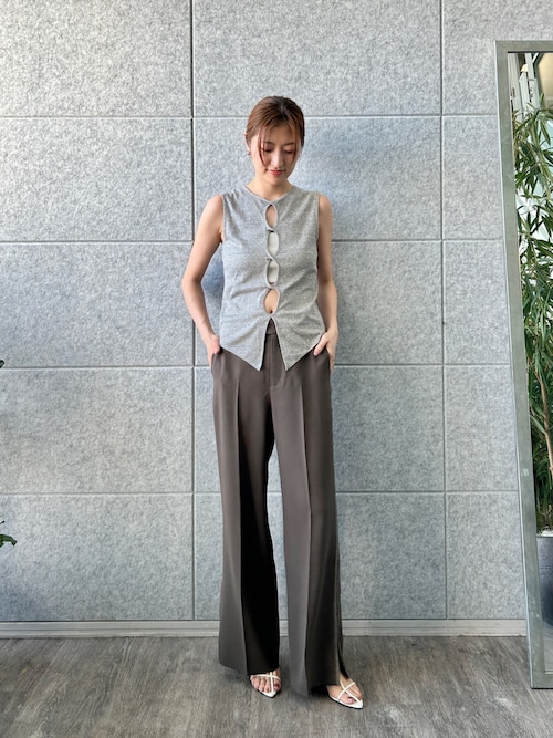 セール】twist sheer rib tops（Tシャツ/カットソー）｜CODE A