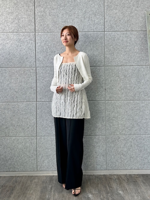 セール】fril lace apron blouse（シャツ/ブラウス）｜CODE A（コード