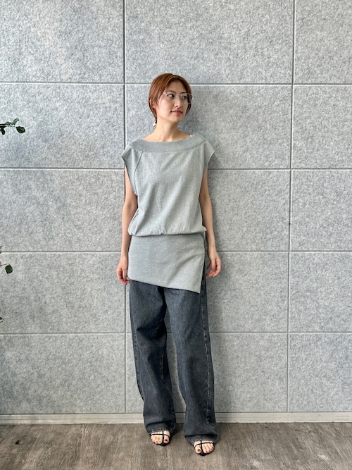 Tシャツ・カットソー [0milewear] Carrot Dots Sleeveless セール】off－shoulder sleeveless tops（Tシャツ/カットソー