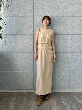 「CODE A（コードエー）のアイテム（ワンピース/ドレス）」を使った、haruna (CODE A)さん（レディース・164cm）の春コーディネート