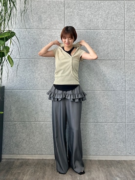 「CODE A（コードエー）のアイテム」を使った、haruna (CODE A)さん（レディース・164cm）の春コーディネート