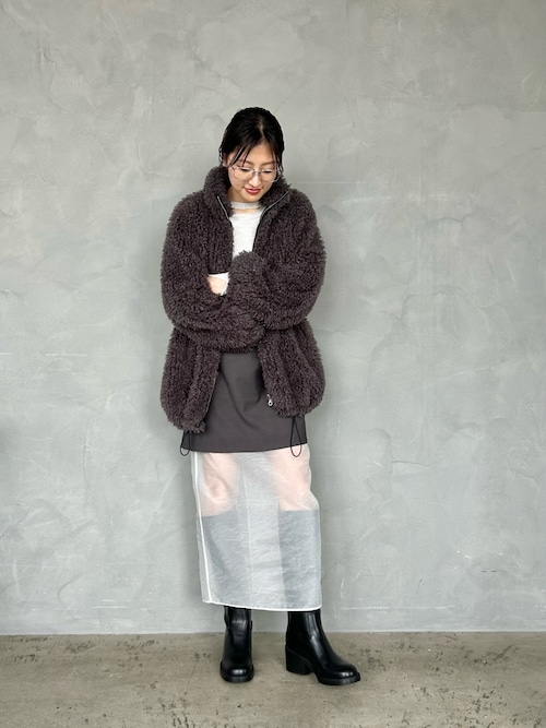 セール】melange knit cutting pullover（ニット/セーター