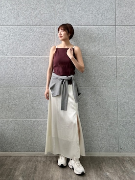 「CODE A（コードエー）のアイテム」を使った、haruna (CODE A)さん（レディース・164cm）の春コーディネート
