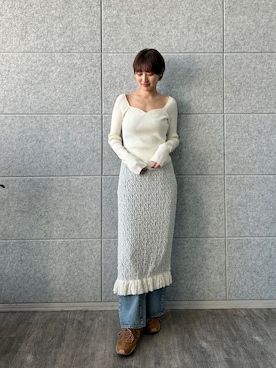 「CODE A（コードエー）のアイテム」を使った、haruna (CODE A)さん（レディース・164cm）の春コーディネート