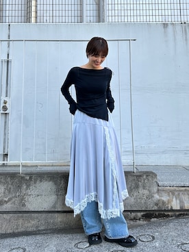 「CODE A（コードエー）のアイテム」を使った、haruna (CODE A)さん（レディース・164cm）の春コーディネート