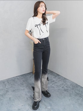 「さらっと晴れやかスナップ」｜madrepadreさん（レディース・167cm）の夏コーディネート