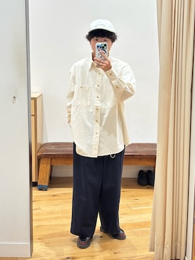 「URBAN RESEARCH DOORS（アーバンリサーチドアーズ）のアイテム（キャップ）」を使った、いくたさん（メンズ・160cm）の春コーディネート