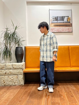 「パーマヘア」｜lucasguitarさん（メンズ・160cm）の春コーディネート