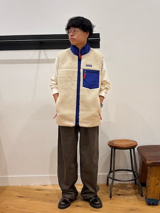 「URBAN RESEARCH DOORS(アーバンリサーチドアーズ)のpatagonia OVAL LOGO POCKET LONG-SLEEVE T-SHIRTS(Tシャツ/カットソー)」を使った、いくたさん(メンズ・160cm)の秋コーディネート