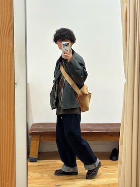 「アイテム（テーラードジャケット）」を使った、いくたさん（メンズ・160cm・20代）の冬コーディネート