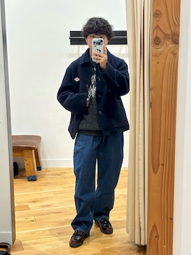 「FORK&SPOON（フォークアンドスプーン）のアイテム」を使った、いくたさん（メンズ・160cm）の冬コーディネート