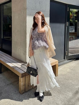 「Olu.（オルドット）のアイテム」を使った、shiroさん（レディース・164cm）の春コーディネート
