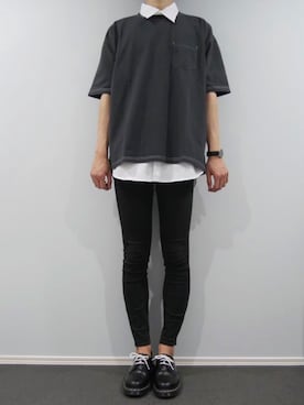 「NAVAL（ナバル）のアイテム」を使った、naotzさん（メンズ・178cm）の春コーディネート