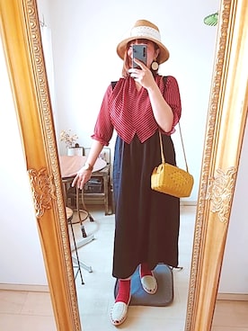 「CHPO（シーエイチピーオー）のアイテム」を使った、tanaremiさん（レディース・155cm）の春コーディネート