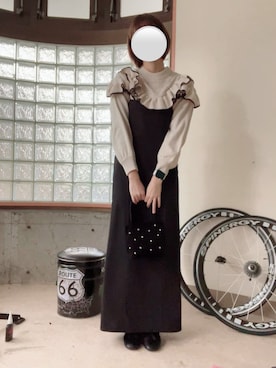 「CECIL McBEE（セシルマクビー）のアイテム（ジャケット/アウター）」を使った、happyclosetさん（レディース・162cm）の冬コーディネート