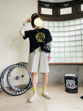 「アイテム（カチューシャ）」を使った、happyclosetさん（レディース・162cm）の夏コーディネート