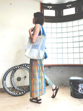 「Teva（テバ）のTeva　ORIGINAL UNIVERSAL（サンダル）」を使った、happyclosetさん（レディース・162cm）の夏コーディネート