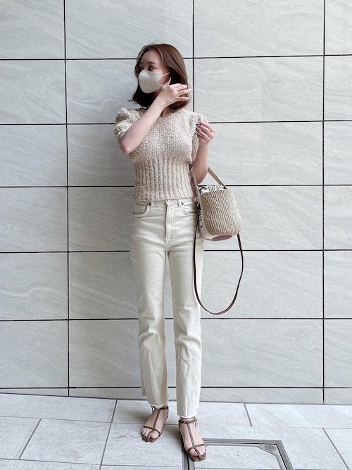 Chloé アイボリー かごバッグ クロエ Chloe Chloe Kids かごバッグ C20425 バスケットバッグ