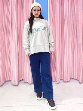 「学校」｜あみさん（レディース・154cm）の秋コーディネート