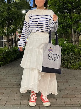 さかほさん（レディース・154cm）の春コーディネート