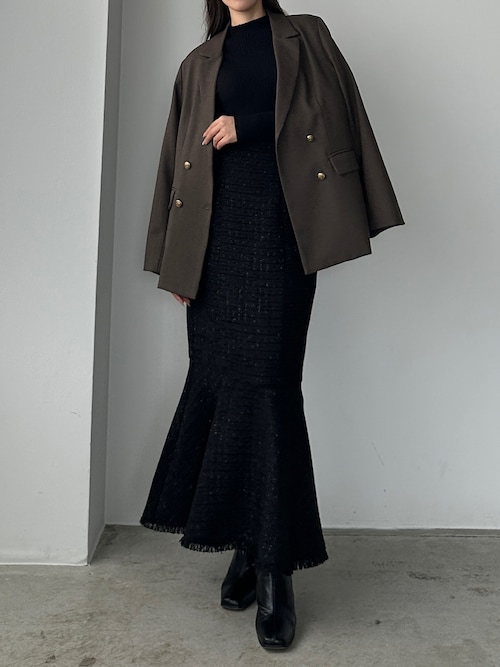 セール】【無地/チェック】ゴールドボタンテーラードジャケット