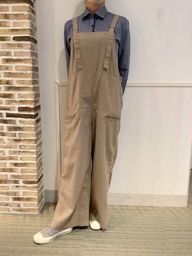 「アイテム（ビジネスシャツ）」を使った、BRICK HOUSE by Tokyo Shirts 静岡マークイズ店さん（レディース・155cm）の夏コーディネート