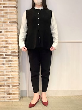 BRICK HOUSE by Tokyo Shirts 静岡マークイズ店さん（レディース・158cm）の冬コーディネート