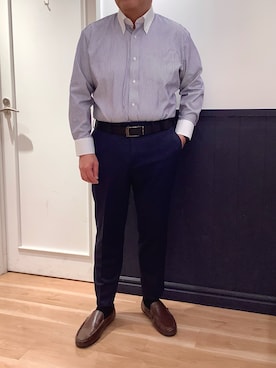 TOKYO SHIRTS 大阪クロスト店さん（メンズ・169cm）の春コーディネート