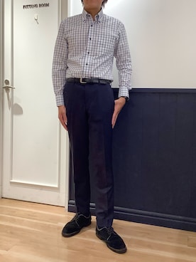 TOKYO SHIRTS 大阪クロスト店さん（メンズ・177cm）の秋コーディネート