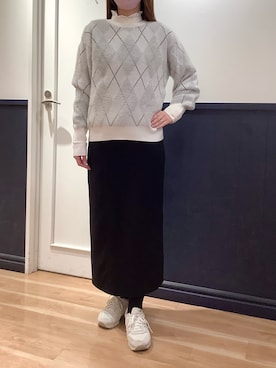 TOKYO SHIRTS 大阪クロスト店さん（レディース・158cm）の冬コーディネート