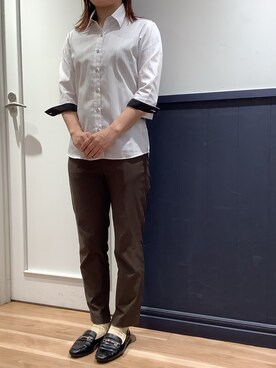 TOKYO SHIRTS 大阪クロスト店さん(レディース・155cm)の夏コーディネート