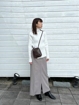 「ポシェット」｜Atelier nuuさん（レディース・165cm）の秋コーディネート