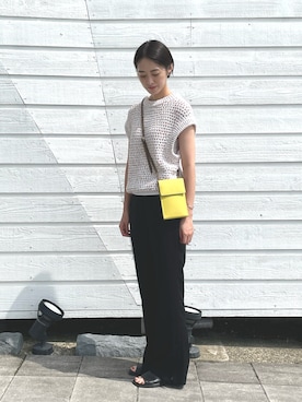 「MACPHEE（マカフィー）のアイテム」を使った、Atelier nuuさん（レディース・166cm）の夏コーディネート