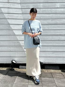 「FRAMeWORK（フレームワーク）のアイテム（スカート）」を使った、Atelier nuuさん（レディース・169cm）の春コーディネート