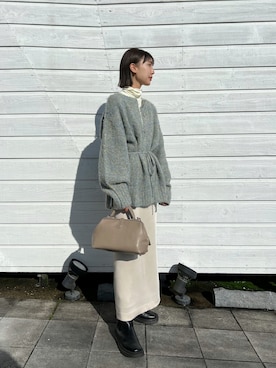 「FRAMeWORK（フレームワーク）のアイテム」を使った、Atelier nuuさん（レディース・169cm）の冬コーディネート