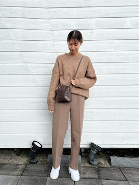 「UR'S（ユアーズ）のアイテム」を使った、Atelier nuuさん（レディース・169cm）の秋コーディネート