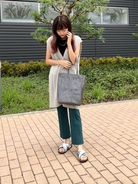 fuwa chanさん（レディース・162cm）の夏コーディネート