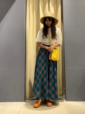 fuwa chanさん（レディース・162cm）の夏コーディネート