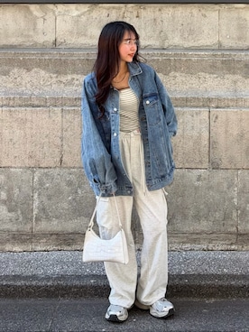 fuwa chanさん（レディース・162cm）の春コーディネート