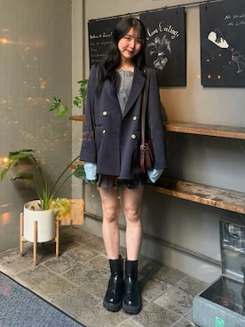 「RANAN（ラナン）のアイテム」を使った、fuwa chanさん（レディース・162cm）の春コーディネート