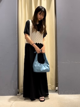 「AMERICAN HOLIC（アメリカンホリック）のアイテム（ネックレス）」を使った、fuwa chanさん（レディース・162cm）の春コーディネート