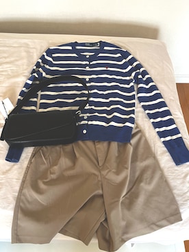 「POLO RALPH LAUREN（ポロ ラルフ ローレン）のアイテム（カーディガン/ボレロ）」を使った、あんずさん（レディース・161cm）の秋コーディネート