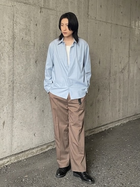 「アイテム（タンクトップ）」を使った、suguruさん（メンズ・180cm・40代）の春コーディネート