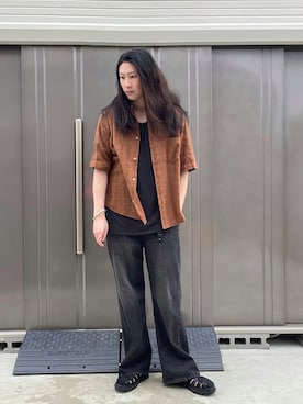 「Llife（ライフ）のアイテム」を使った、suguruさん（メンズ・180cm）の夏コーディネート