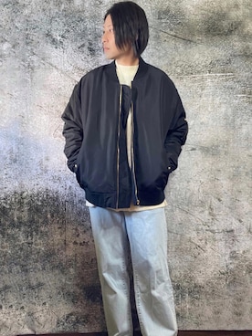「アイテム（ニット/セーター）」を使った、suguruさん（メンズ・180cm・30代）の秋コーディネート