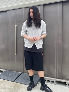 「Llife（ライフ）のアイテム」を使った、suguruさん（メンズ・180cm）の夏コーディネート