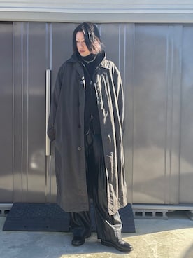 「アイテム（ネックレス）」を使った、suguruさん（メンズ・180cm・40代）の冬コーディネート