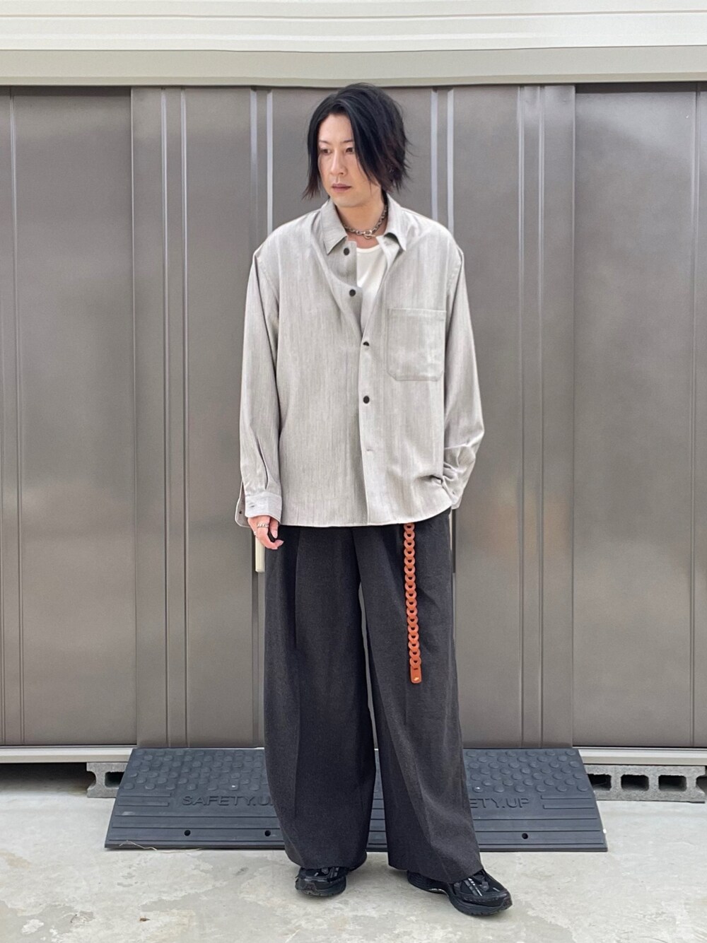 FAUX WOOL COMFORT SHIRT Sサイズ セールFAUX WOOL COMFORT SHIRT（シャツ⁄ブラウス）｜WYM LIDNM
