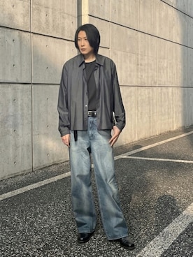 LASER FADE STANDARD STRAIGHT DENIMを使った人気ファッション