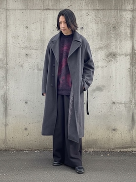 「アイテム（ネックレス）」を使った、suguruさん（メンズ・180cm・40代）の冬コーディネート